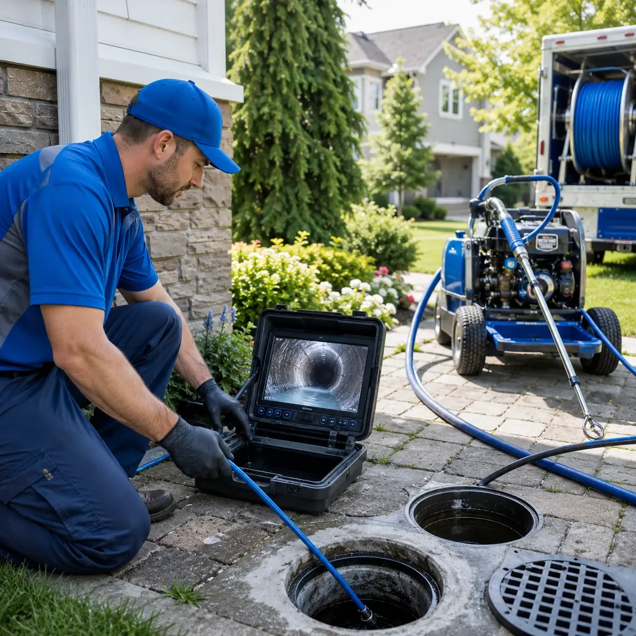 Outdoor drain cleaning professionals serving Imperial, PA